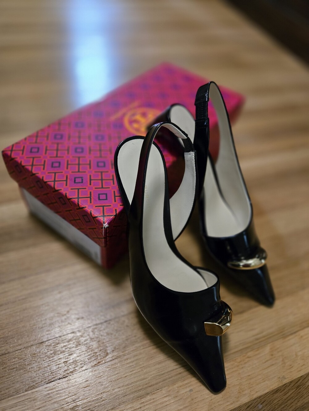 Tory Burch Pierced Slingback Pumps